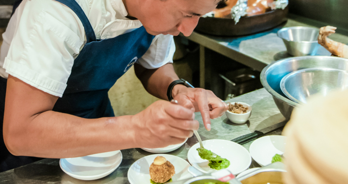 Chef in action